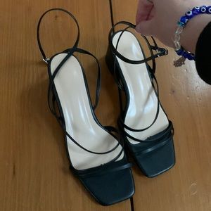 strapy y2k heels brand new never worn